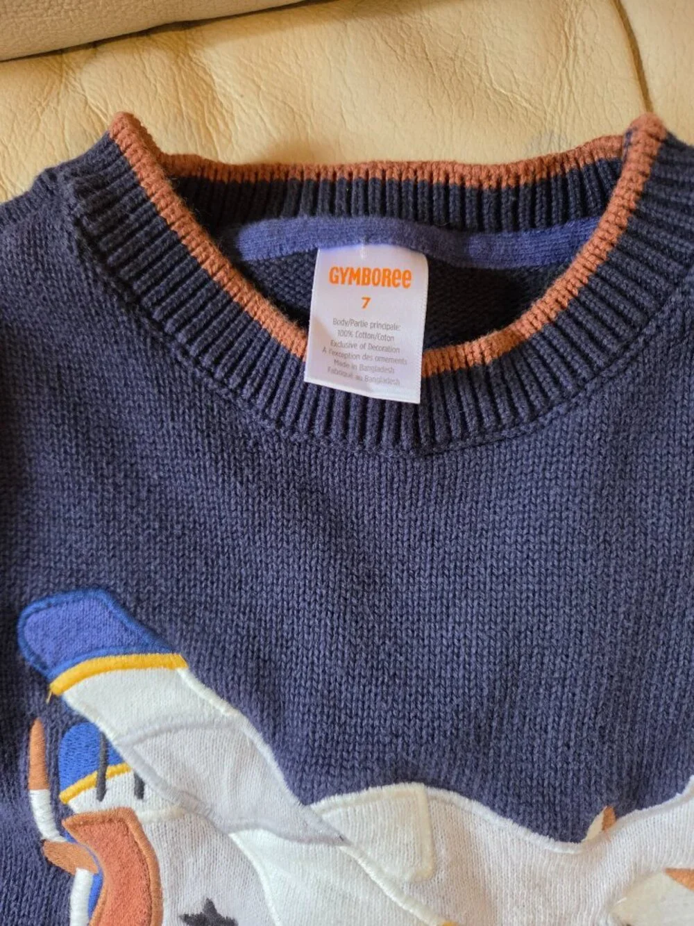 Gymboree embroidered contrast